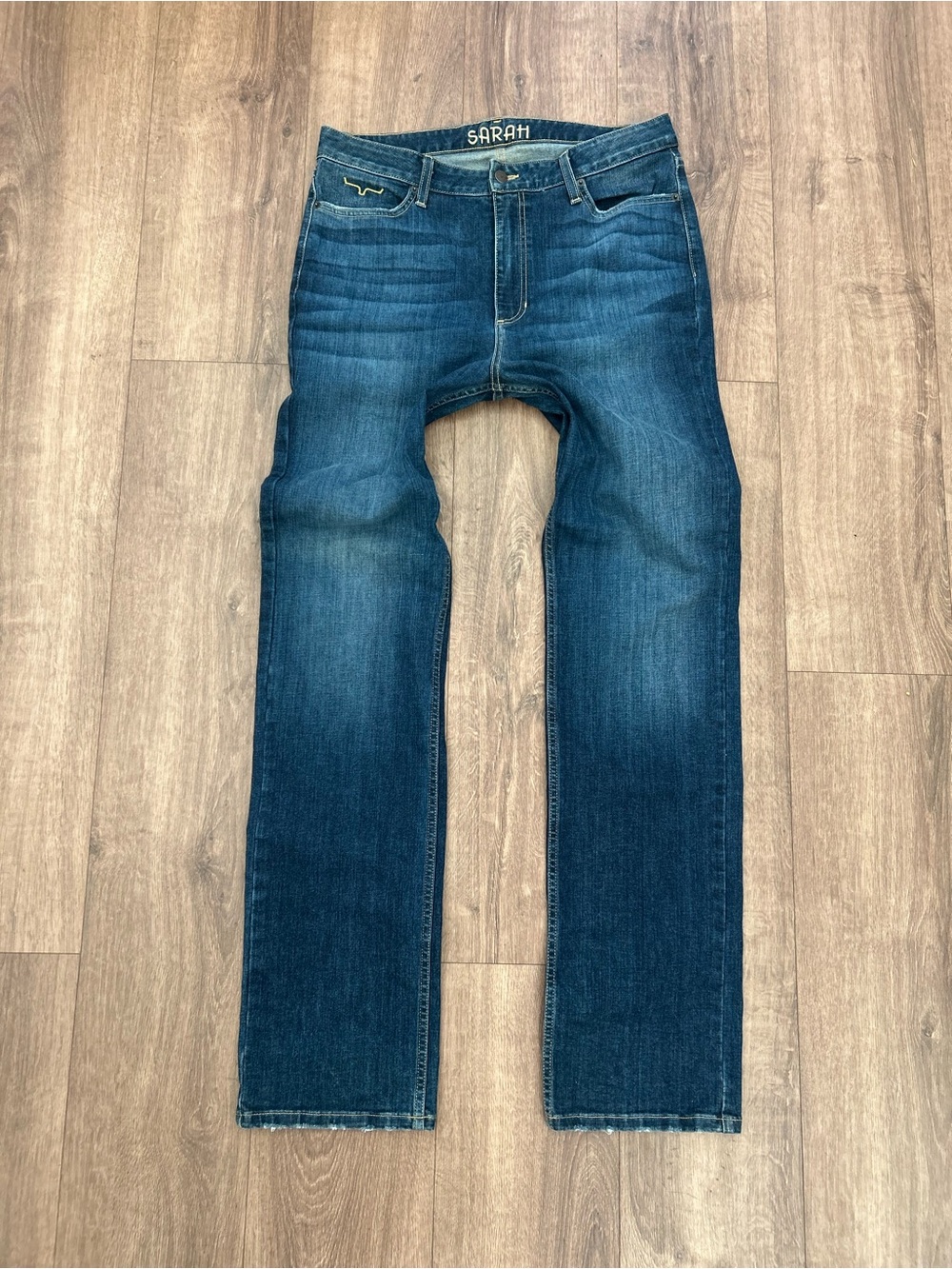 Kimes Ranch Women’s Boot Cut Jeans in Dark Blue